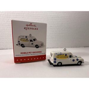 Mobile Pet Grooming Miniature Mini Hallmark Keepsake Ornament 2015 QXE3767